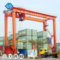 Heavy Duty Double Beam Rubber Tired Gantry Crane With CE ISO Certification